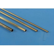 K&S 8274 3/16 Hexagonal Brass Tube 12in (1)